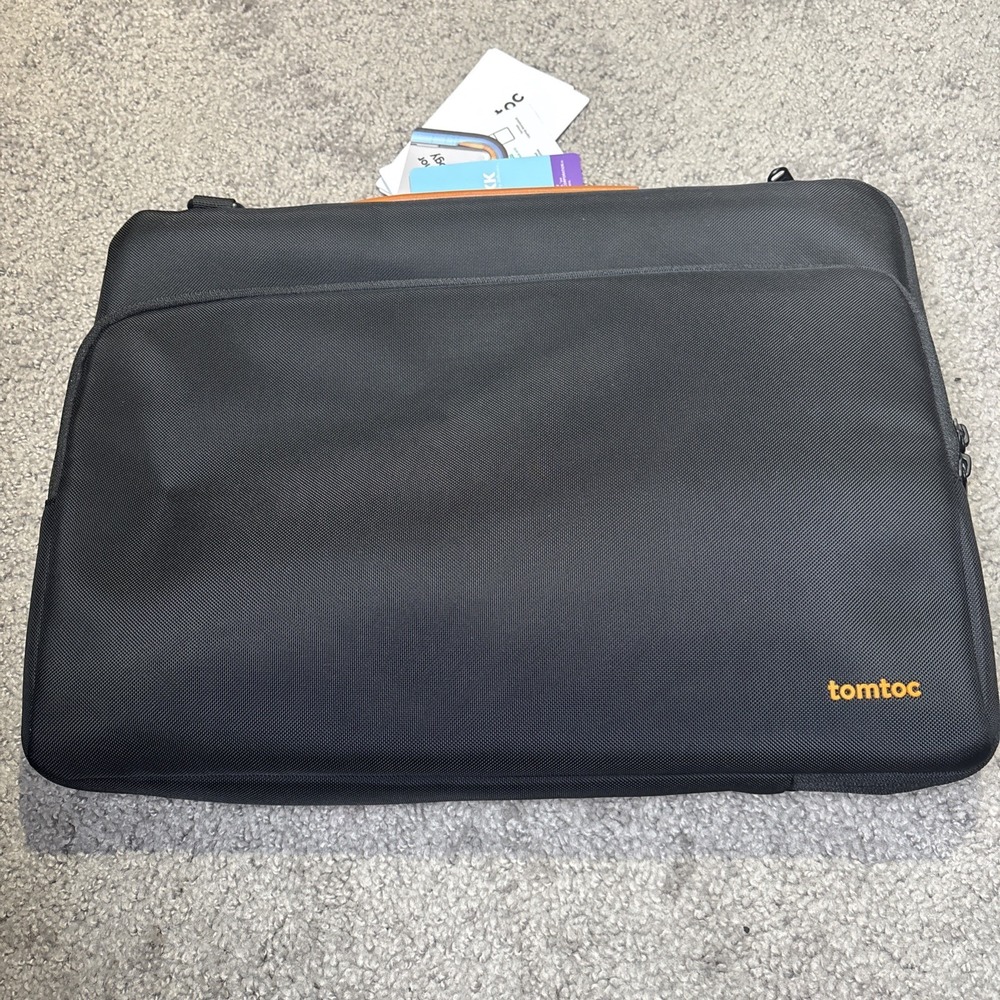 Tomtoc, 360° Protective Laptop Shoulder Bag for15.6 Inch Laptop.